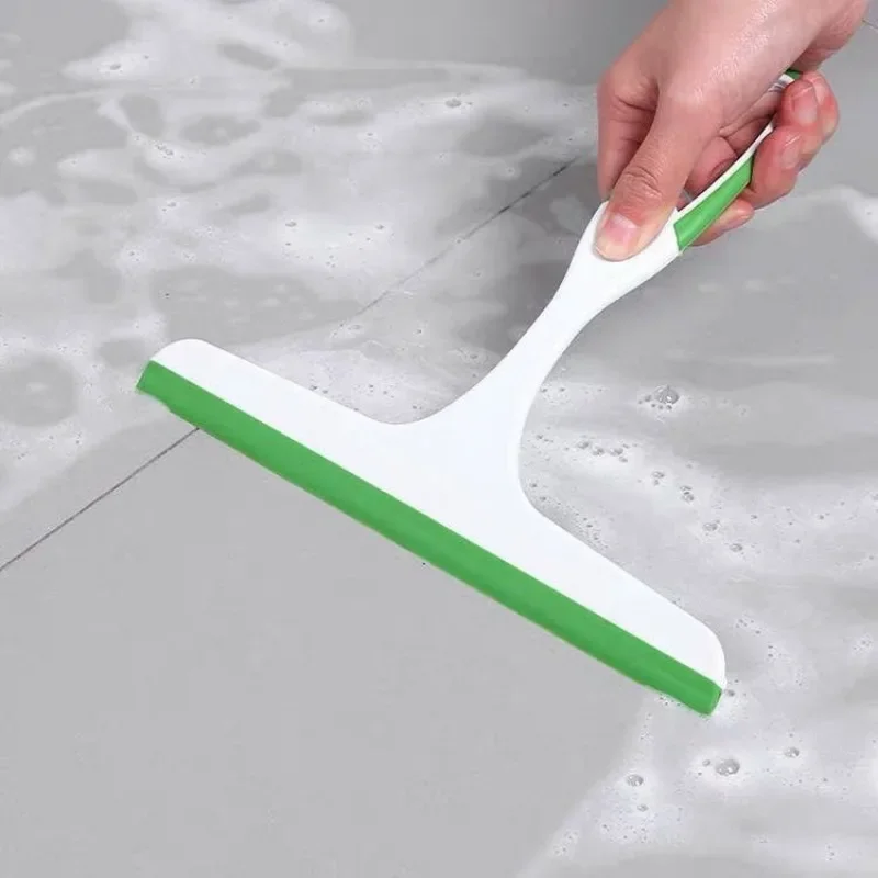 Multi-purpose Silicone Scraping Washing Wiper Household Window Bathroom Kitchen Glass Cleaning Tool Floor Surface Small Wiper