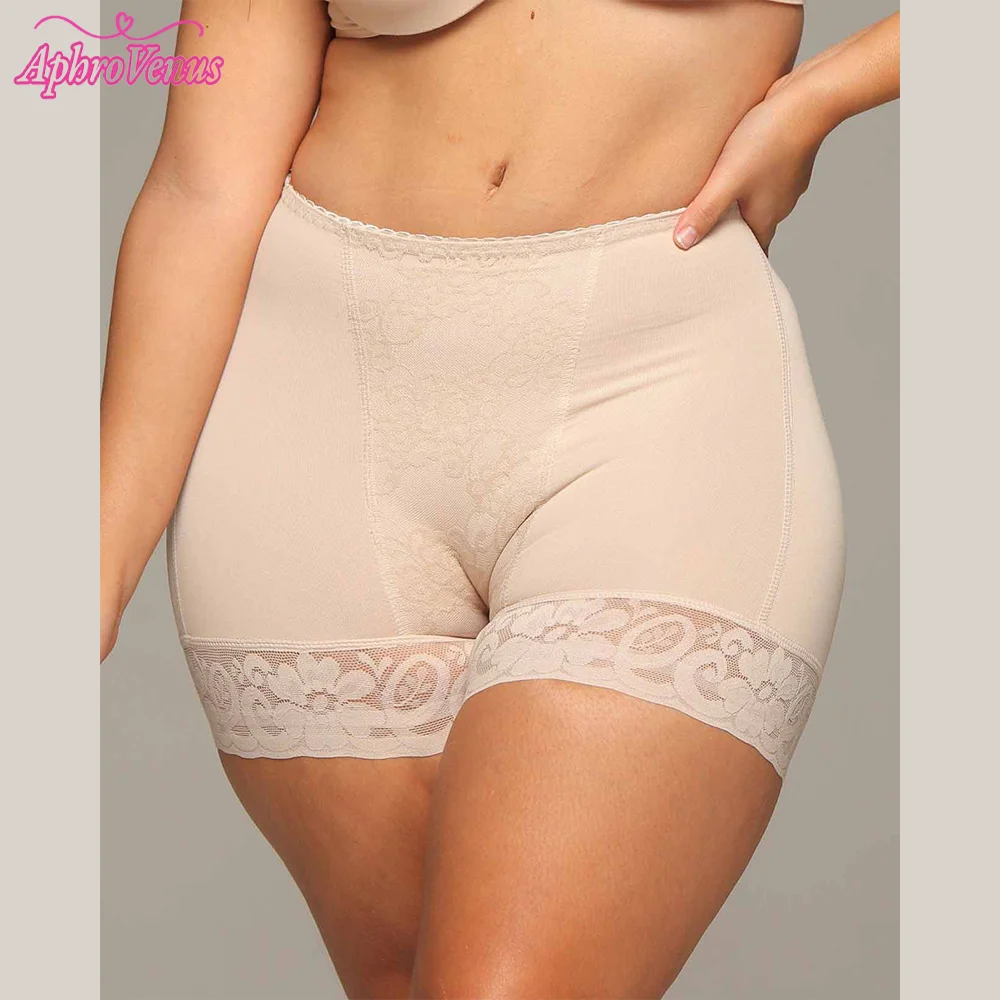 Women's Mid Waist Stretch Shorts Slimming Underwear Buttock Enhancer Seamless Body Shaper Tummy Control BBL Briefs