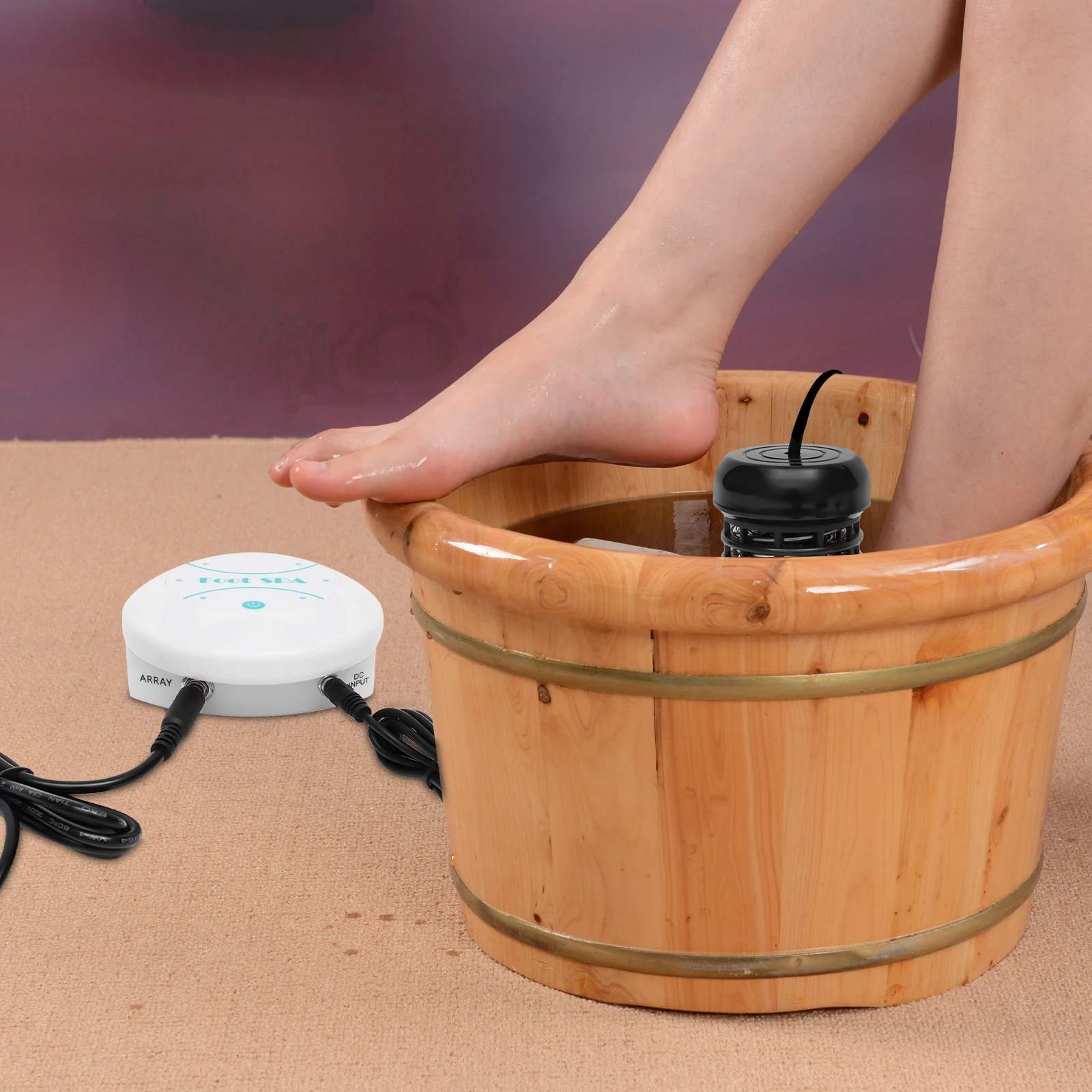 

Portable Ionic Detox Foot Bath Machine, for Home Use Beauty Club Salon, Regain Health & Vitality Ionic Foot Spa