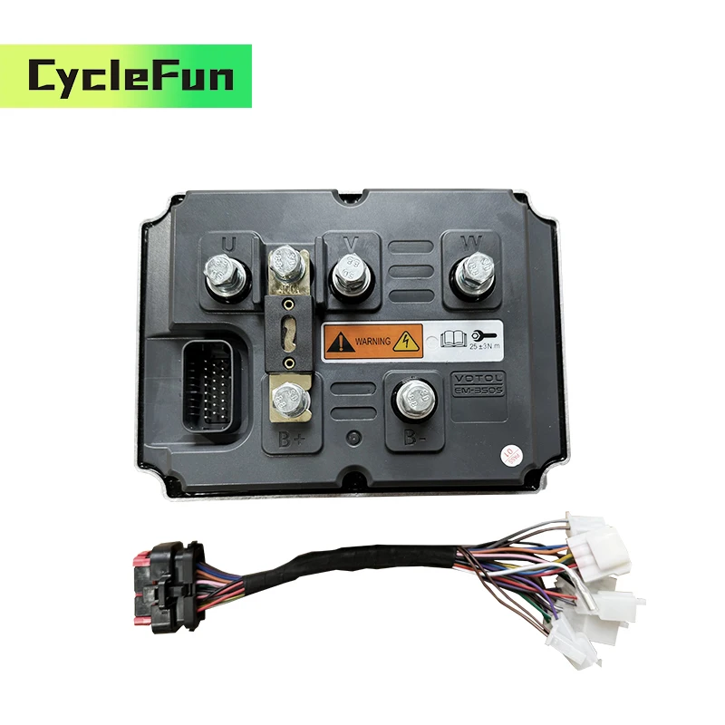 

VOTOL EM-350S EM350S 600A DC Brushless Controller For QS 10KW-12KW BLDC Wheel/PMSM Mid Drive Motor Electric Scooter Accessories
