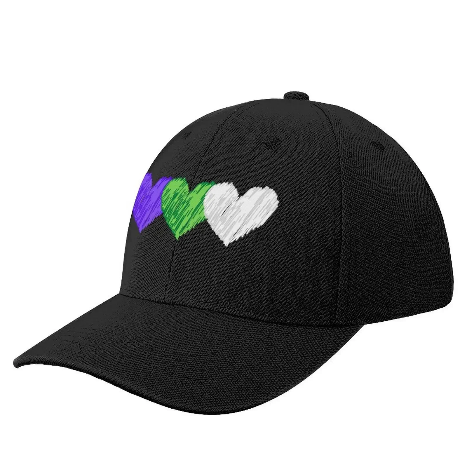 

Suffragette Colours Hearts Baseball Cap Golf Hat party Hat foam party Hat For Women 2025 Men's