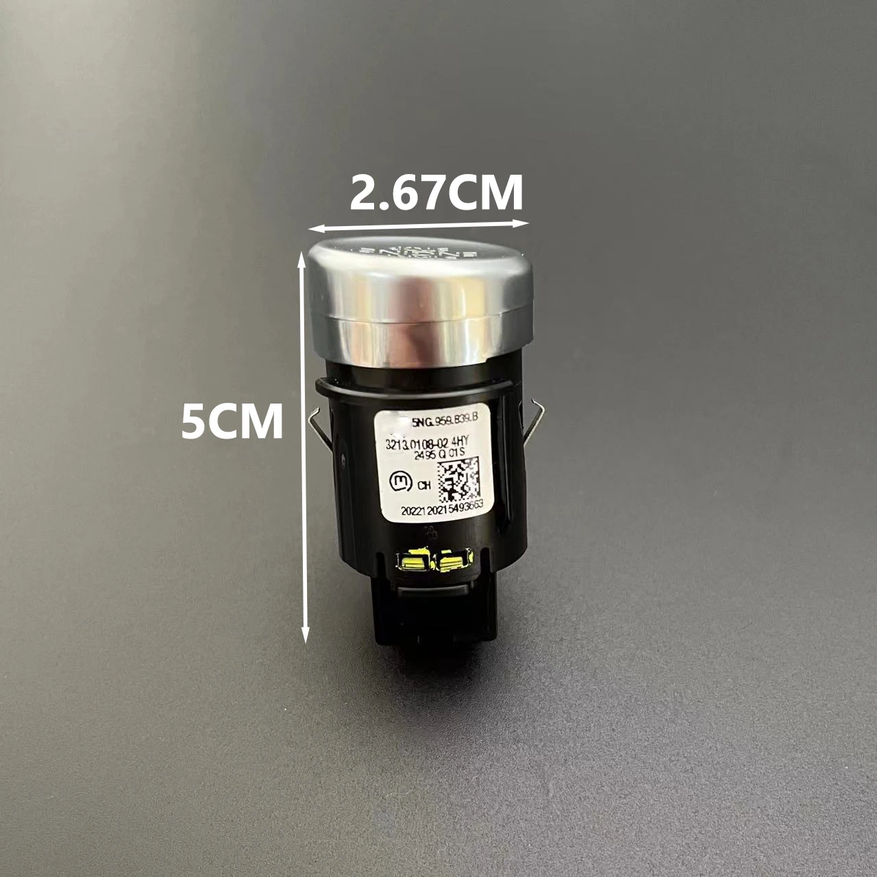 5NG959839 Für VW Tiguan L 2016-2022 Original Motor Start-Stopp-Knopfschalter Ein-Tasten-Start 5NG 959 839 – Detail 8