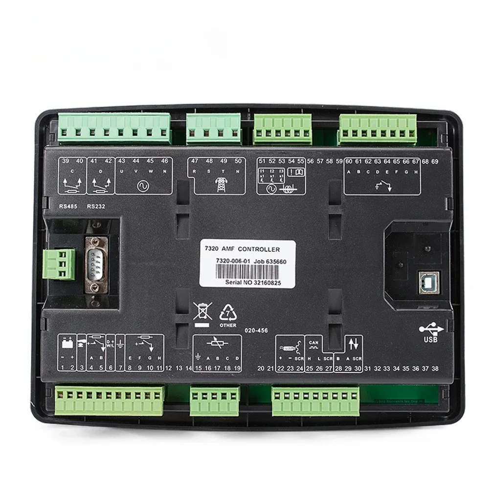 Controlador de generador electrónico de aguas profundas, piezas de repuesto, módulos de Control de arranque automático Dse7320 DSE7320MKII, alta calidad