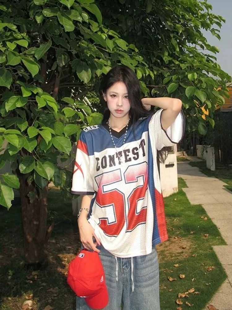 

Summer Women T-shirt Basketball T Shirts Women Sporty Short Sleeve T-shirt Jersey Casual Breathable and Quick Drying Clothes