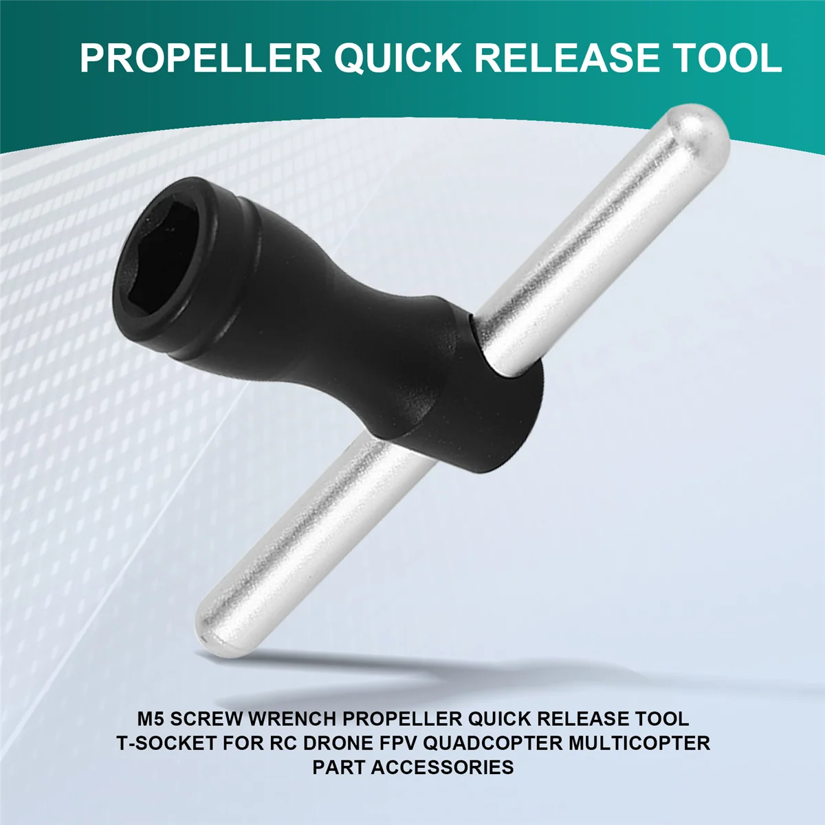 BFYL-M5 Винтовой ключ Пропеллер Быстроразъемный инструмент Т-образный разъем для радиоуправляемого дрона FPV Квадрокоптер Мультикоптер Запчасти Аксессуары