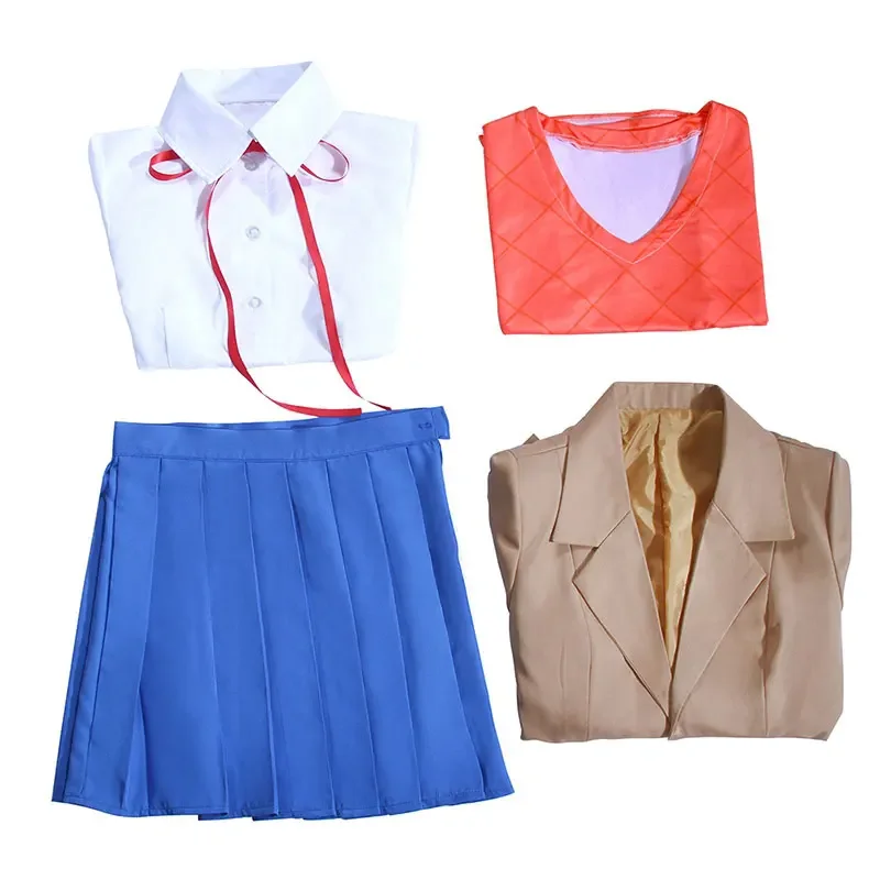 2023 Anime Literature Club Monika Cosplay Sayori Yuri Natsuki Cosplay Costume School Uniform Halloween Party Wear Girl