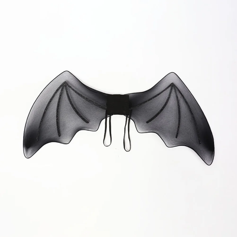 

1pcs Black Bat Wing Halloween Cosplay Prop Premium Costume Accessory For Carnival Party Masquerade Dress Up Event Decor