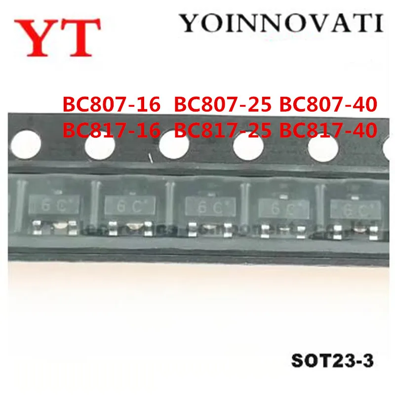 100SZT 500SZT BC807-16 BC807-25 BC807-40 BC817-16 BC817-25 BC817-40 5A 5B 5C 6A 6B 6C SOT-23