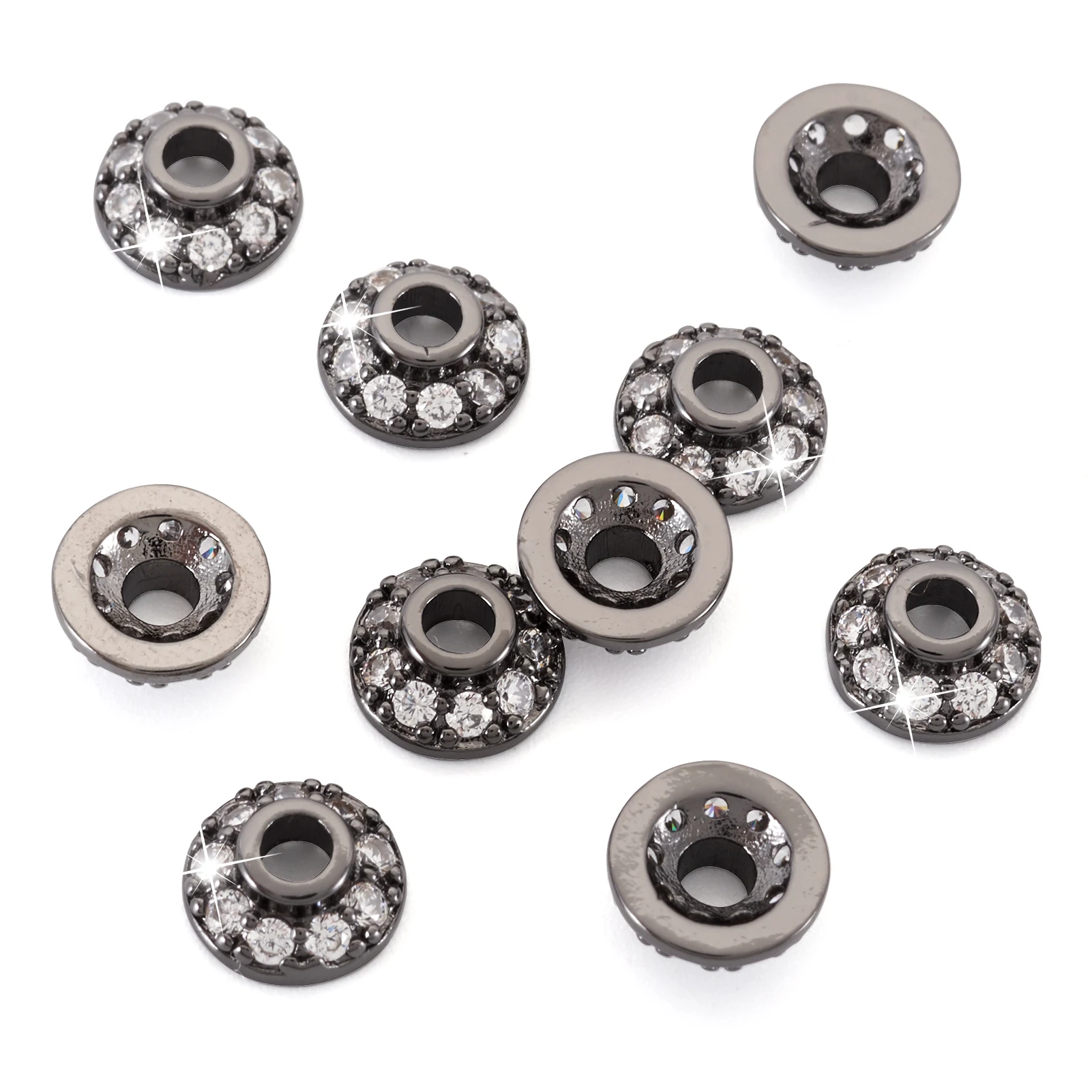 10Pcs Tibetan Style Alloy Bead Caps Metal Loose Spacer Bead Cone End Beads Caps For Jewelry Making Earring Necklace Accessories