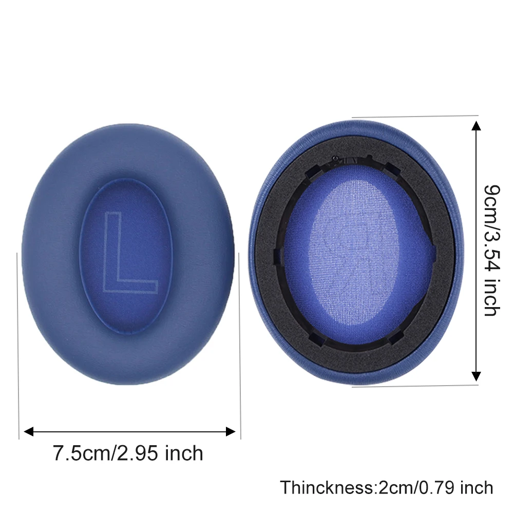 وسادة أذن بديلة لسماعات رأس Anker Soundcore Life Q20 ، غطاء أذن جلدي ، غطاء أذن ، أكواب أذن ، بروتين