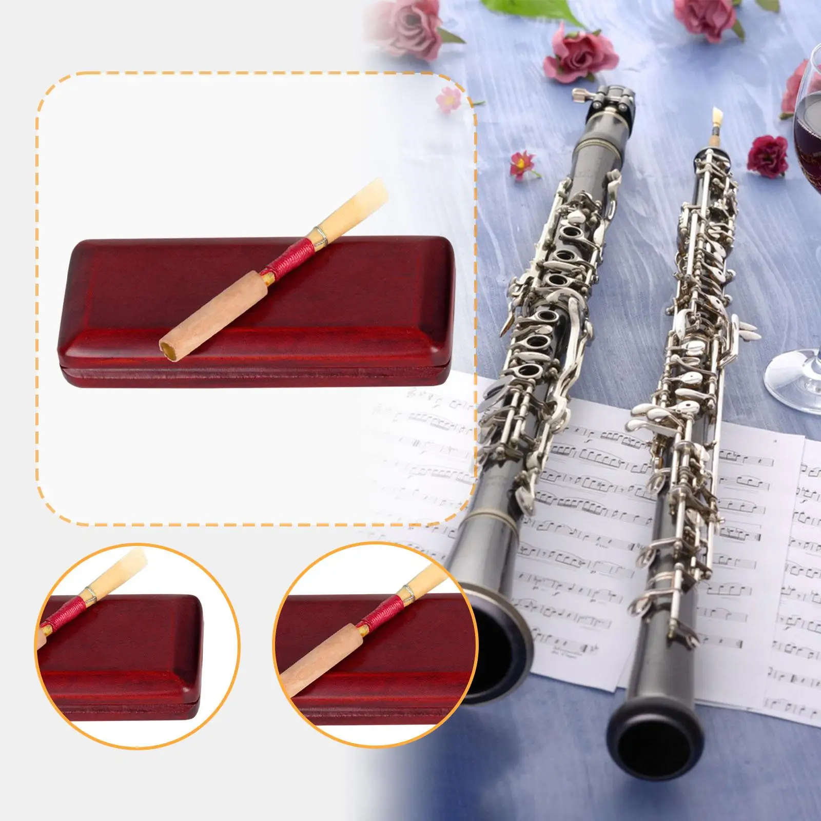 

Oboe Reeds Storage Case Set Container for Musician Amateur Music Enthusiast