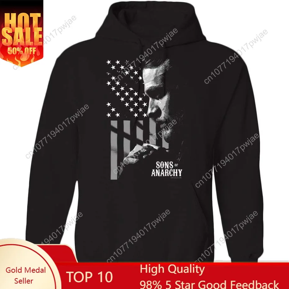 

FX Sons of Anarchy Jax Flag Fleece Hooded Sweatshirt