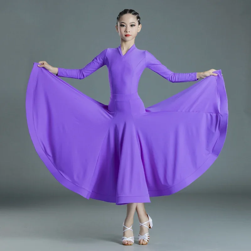 Tango Competition Outfit Bodysuit Skirt Waltz Practice Wear Standard Dancing Costume Girls Ballroom Dancing Clothes