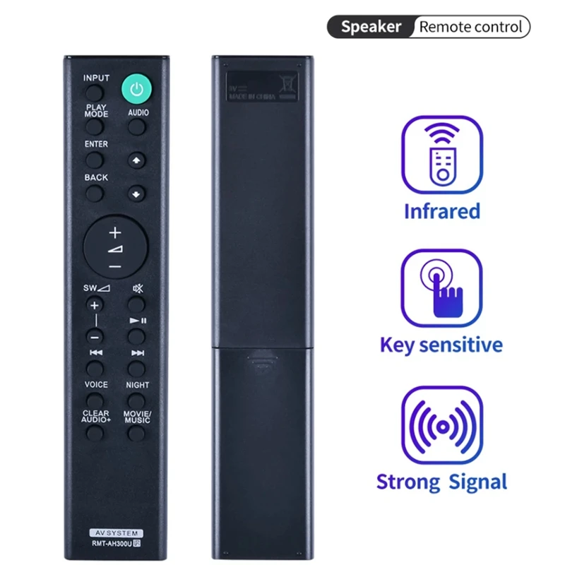 RMT-AH300U Soundbar Remote Control For Sony Sound Bar HT-CT291 SA-CT290 SA-CT291 HT-CT290 HTCT290