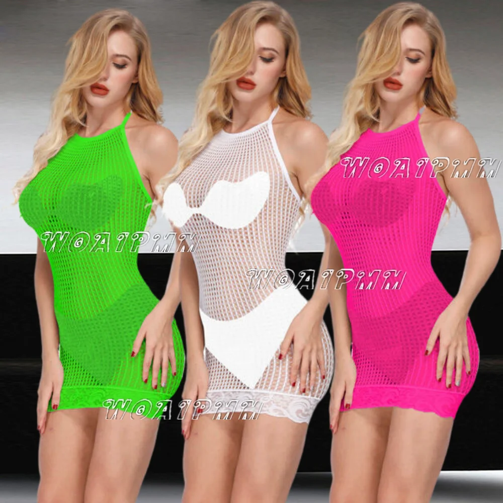 

Sexy Dress Bodystockings Erotic Lingerie Women Teddies Fishnet Bodysuits Female See Through Porn Underwear Nightwear Chemises