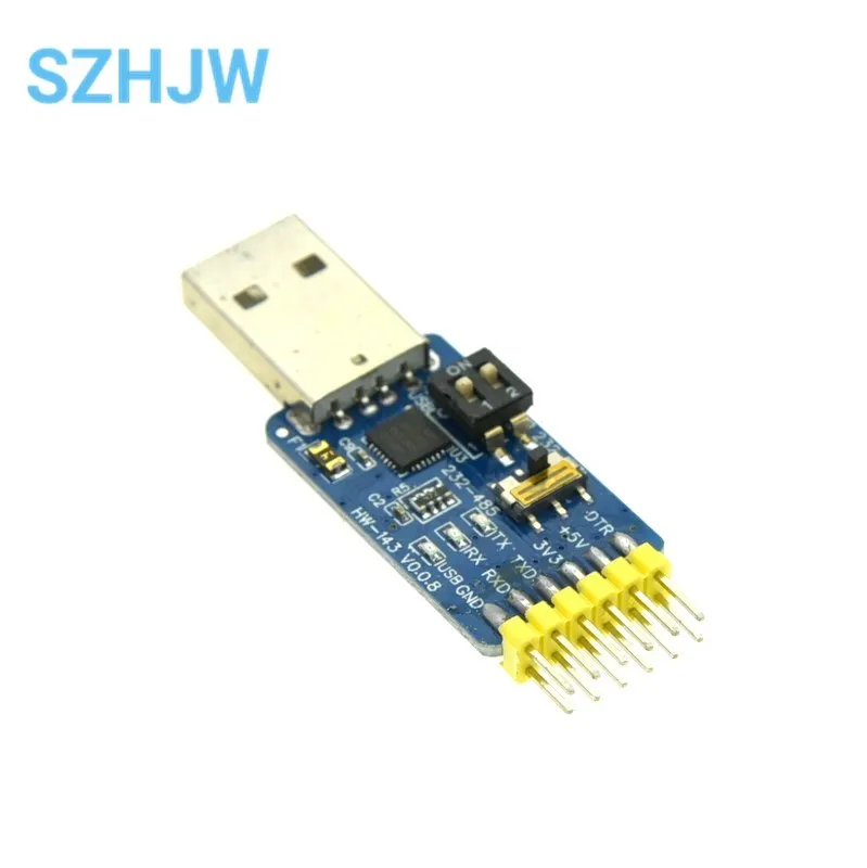 CP2102 USB-UART 6-in-1 Multifunctional(USB-TTL/RS485/232,TTL-RS232/485,232 to 485) Serial Adapter for Arduino