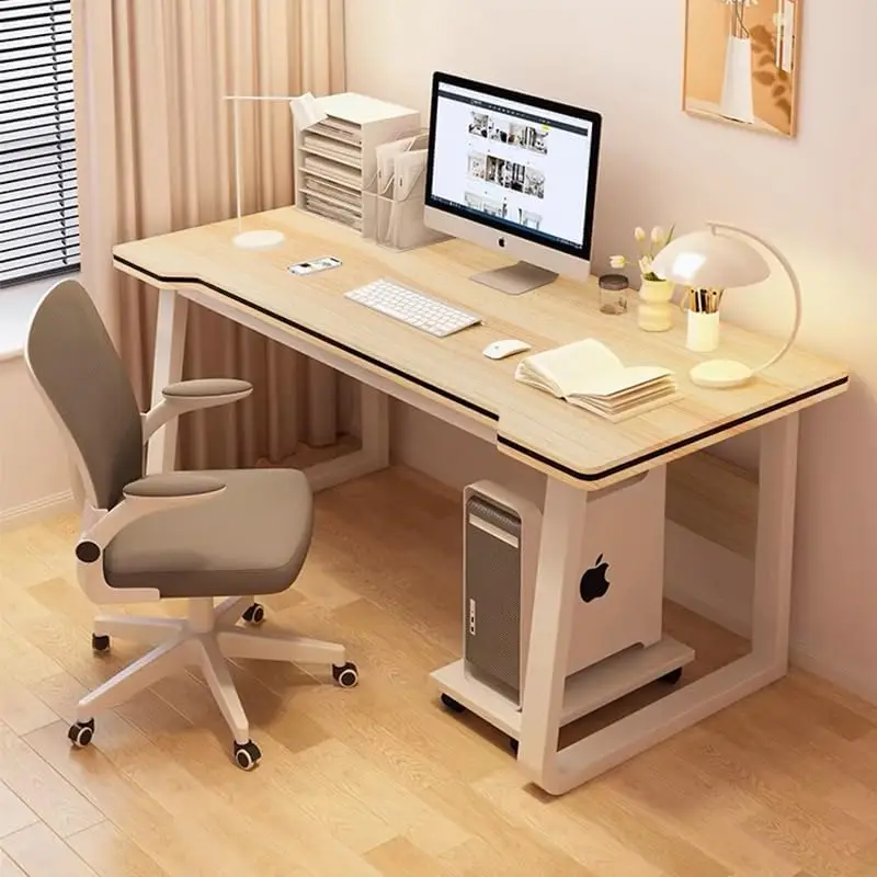 Desk Computer Writing Table Student Art Modren Simple Style PC Wood Suitable Portable Desk for Home, Office,Bedroom