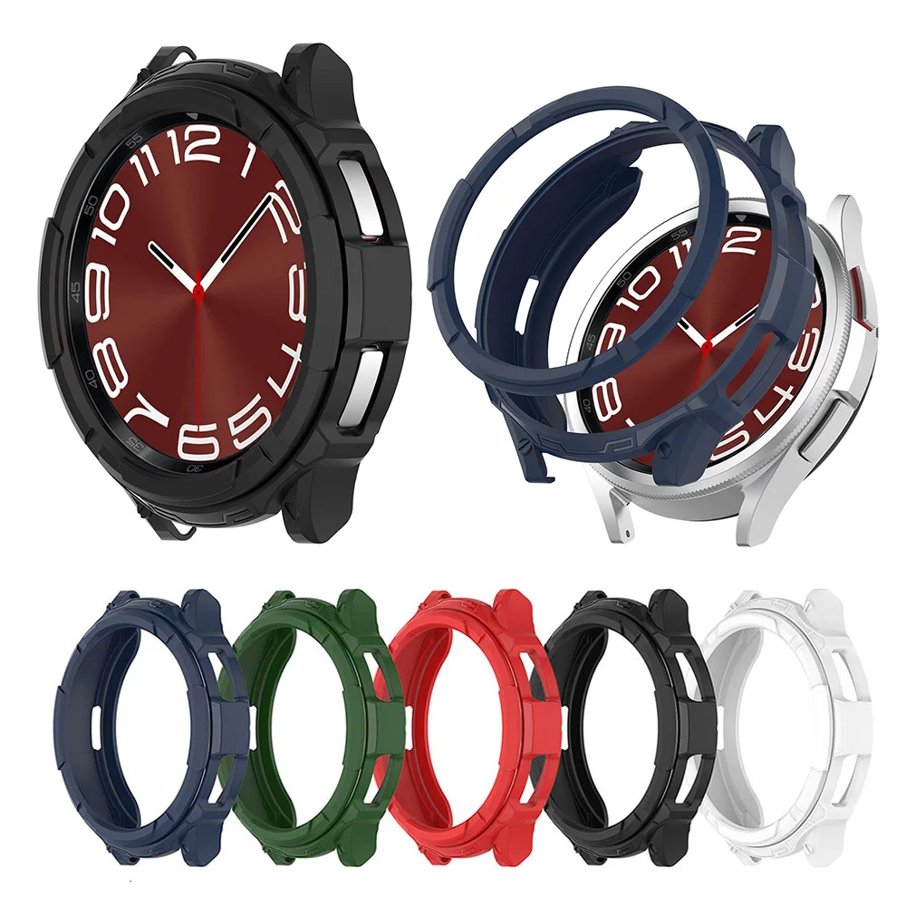 حافظة واقية من البولي يوريثان لهواتف سامسونج جالاكسي 6 كلاسيك ، حافظة واقية جوفاء مع حلقة الحافة ، 43 مللي متر ، 47 مللي متر