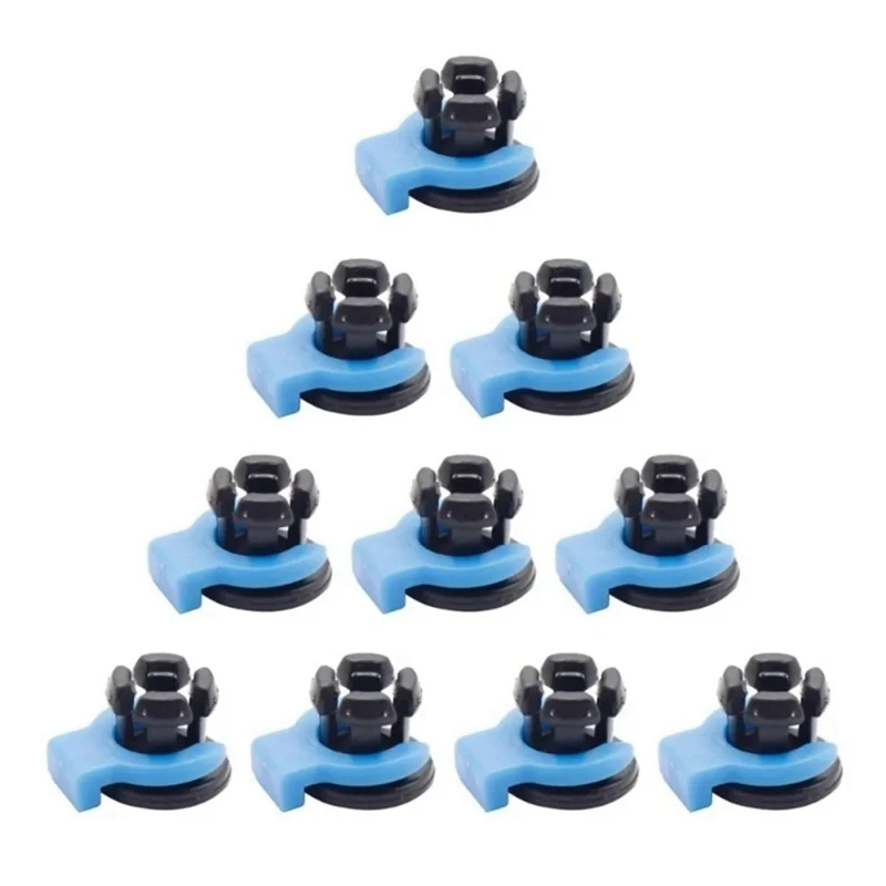 L47A-50Pcs Clip Pipe Embedded Clamp Bowden Coupling For 3D Printer Metal Heatsink Hotend Tube 4MM Collet Extruder Connector