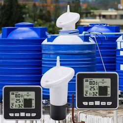 Trasmettitore di allarme orario che misura il Kit di monitoraggio del sensore di flusso del misuratore di livello del liquido del serbatoio dell'acqua ad ultrasuoni Wireless