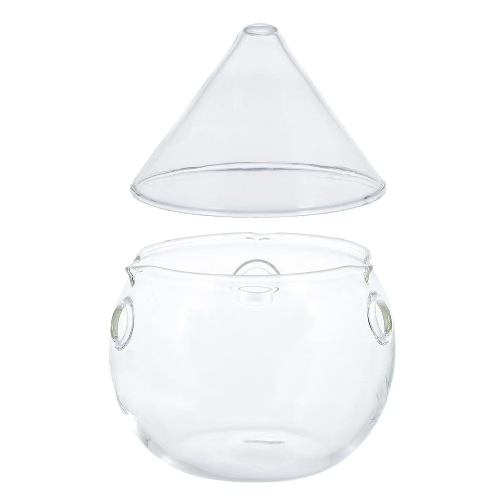 

Containers for Food Clear Salad Bowl Triangle Glass Fruit Preservation Restaurant