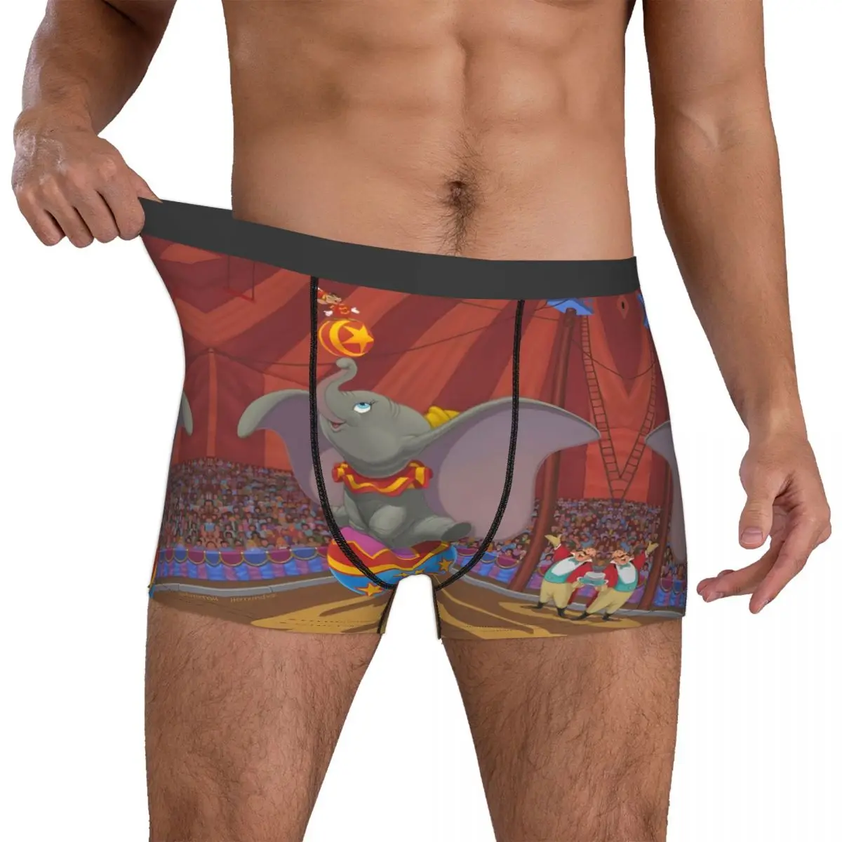 

Мужские трусы-боксеры с принтом Dumboes, оригинальные мультяшные трусы, нижнее белье