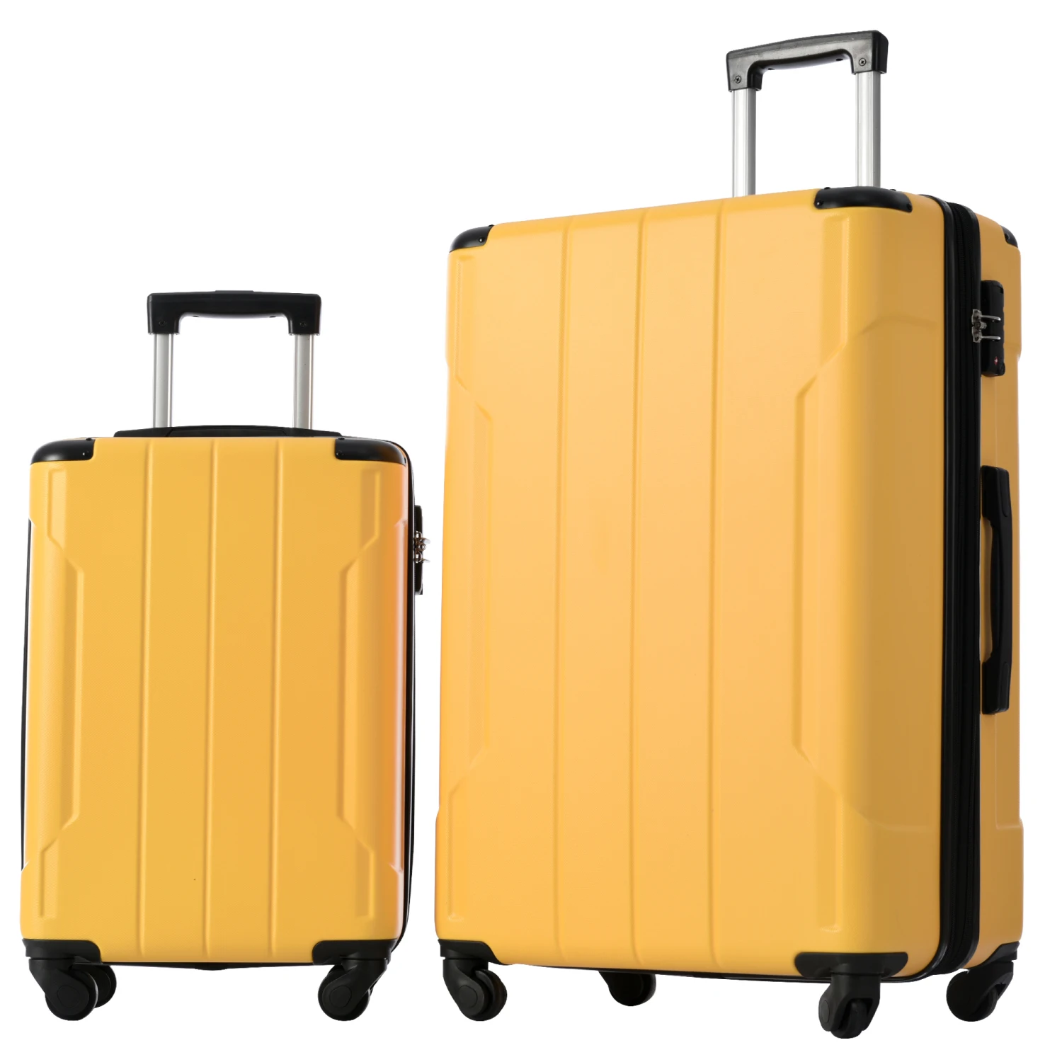 Hardside Luggage Sets 2 Piece Suitcase Set Expandable with TSA Lock Spinner Wheels for Men Women