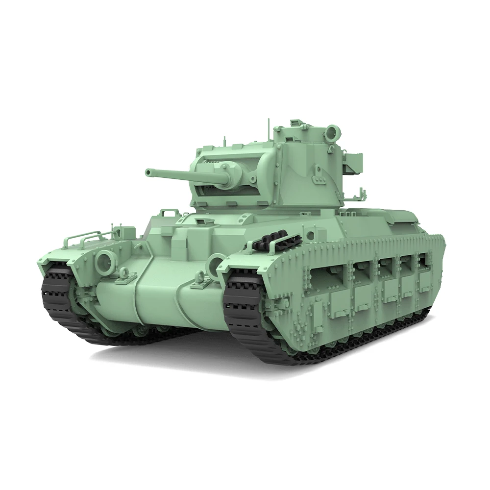 SSMODEL SS120571 1/120 TT SCALE Railway Military Model Kit British Infantry Tank Mk IIA Matilda III(A12)