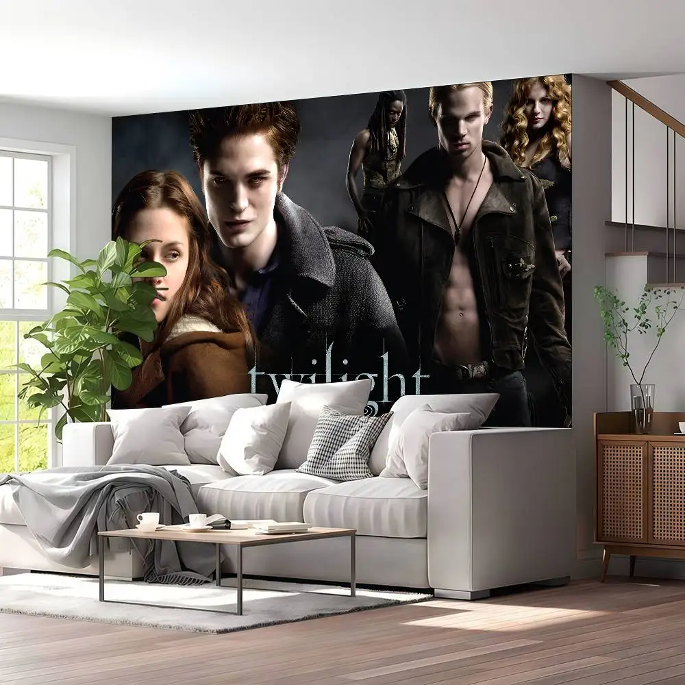 خلفية تلفزيون توايلايت إيزابيلا إدوارد كولين لتزيين حفلات أعياد الميلاد وخلفية ديكور غرفة التصوير الفوتوغرافي