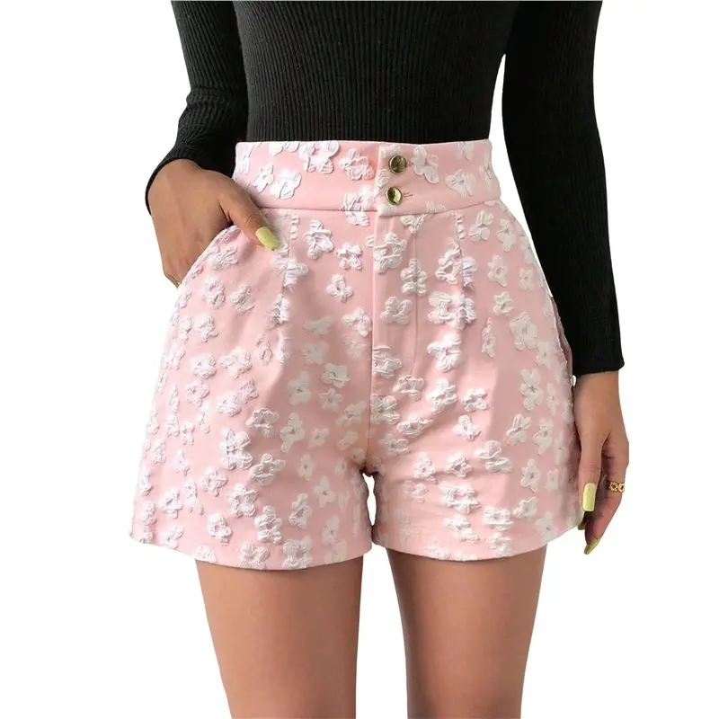 

NEW-Women Shorts Casual Trendy Elastic High Waisted Shorts