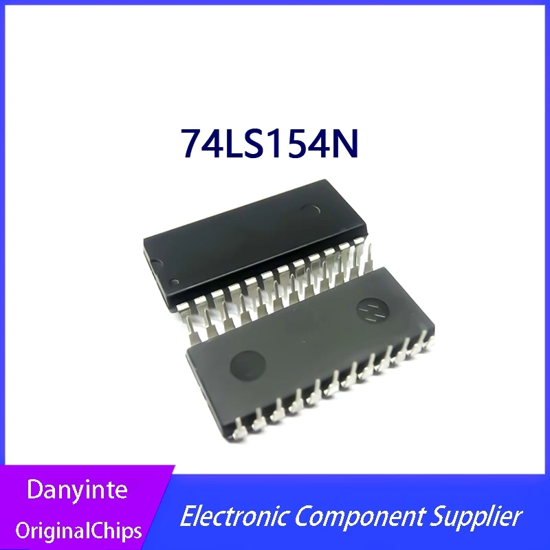 New 10Pcs  SN74LS154N DM74LS154N 74LS154  DM74LS154  74LS154N  DIP-24