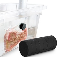 8 pcs Sous Vide Weighted Magnets Powerful Food Safe Magnets Use with Sous Vide Container Keep Sous Vide Bags Fully Submerged