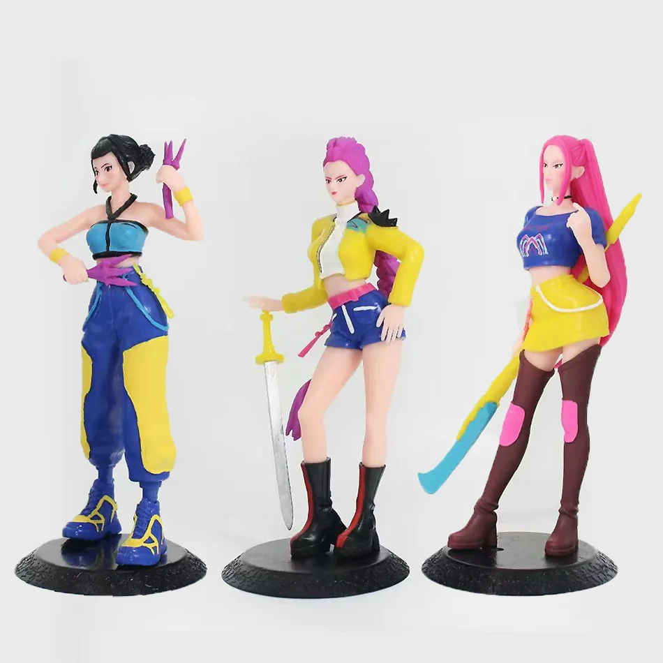 Figurines de dessin animé Kpop Demon Hunters, jouets mignons en PVC, articulations mobiles, modèle d'action, poupées, décoration d'anniversaire pour enfants, jouet cadeaux, 2026