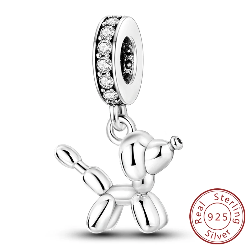 Heißer Verkauf Charm Bead Anhänger 925 Sterling Silber Glühwürmchen Liebe Herz Katzen Hunde Sonnenblumen Charm für Armband Frauen DIY Schmuck Geschenk