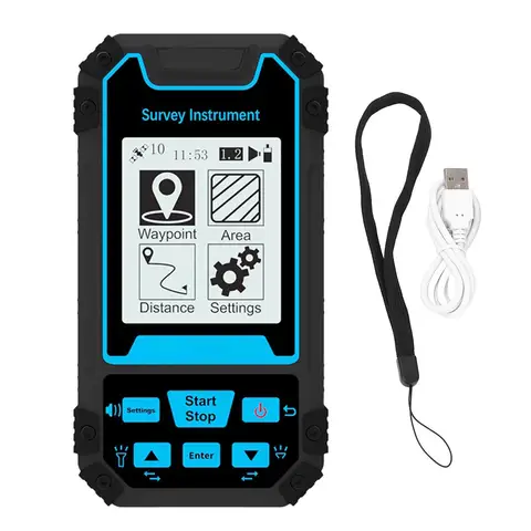 랜드 미터 미니 휴대용 핸드헬드 측량기 면적 측정 도구 GNSS 2.4인치 화면 측정기 S8