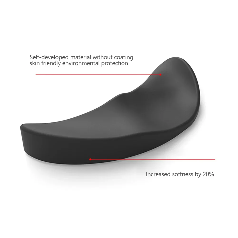 Left/Right Hand Ergonomic Mouse Pad Wrist Pad Silicon Gel Non-slip Streamline Wrist Rest Support Mat For Office Gaming PC JJ1632 view 5