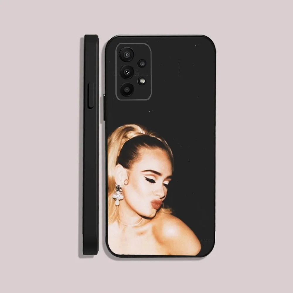 Singer A-Adele Phone Case For Samsung S24,23,22,30,21,10,9,Ultra,Plus,Lite,FE,5G Black Soft Case