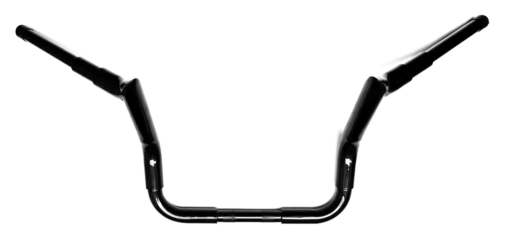 YUNTANMT Gloss black Ape Hanger Handlebar Ape Boom 1.5 inch 12\