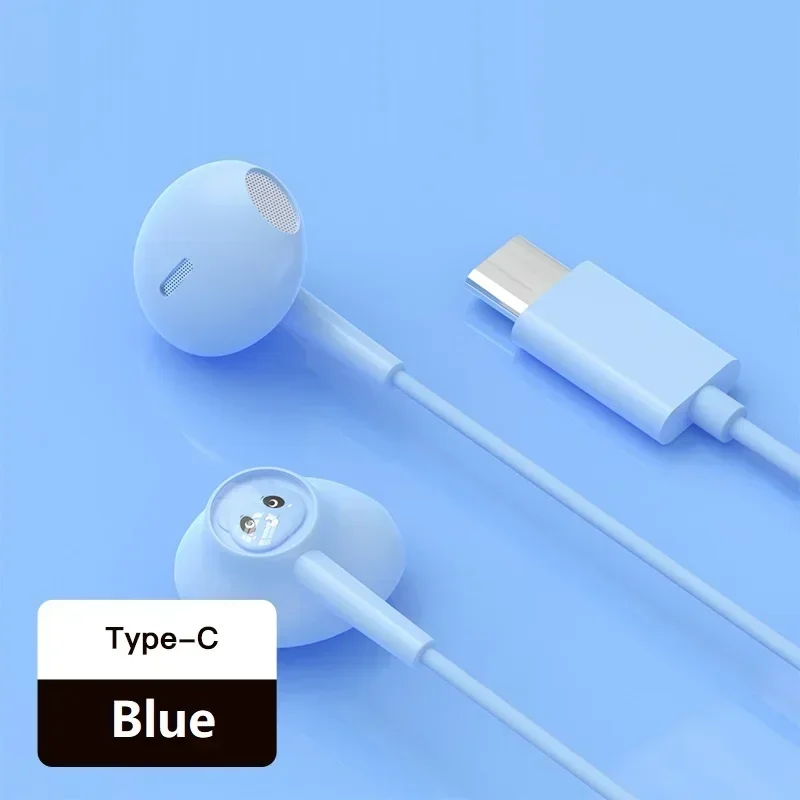 ZLRLMHY Hifi Stereo Earbuds Mic Cartoon Earphones Wire 3.5MM/Type c Wired Headohones Noise Reduction In-ear IPX7 Waterproof