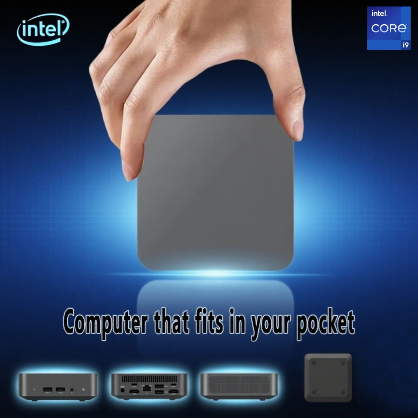 

Игровой мини-ПК Intel Core i9 8950HK или Celeron N5095A с Windows 11 Pro, 16 ГБ DDR4, 1 ТБ, 2 ТБ, M.2 SSD, Wi-Fi 6 UHD, графический мини-ПК