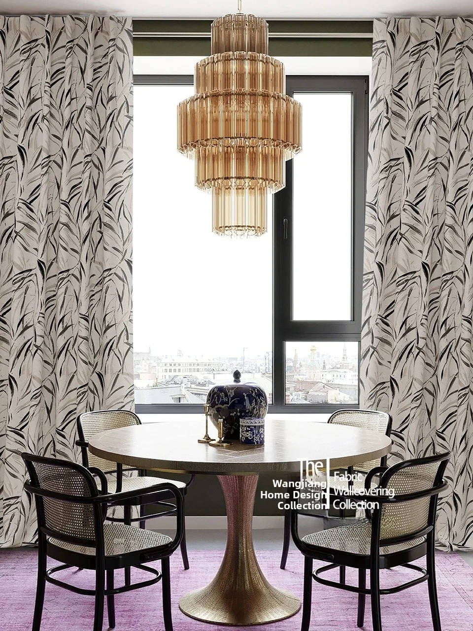 

Новая китайская ткань из отборного бамбука для подушек, легкая роскошная декоративная ткань для штор и занавесок.