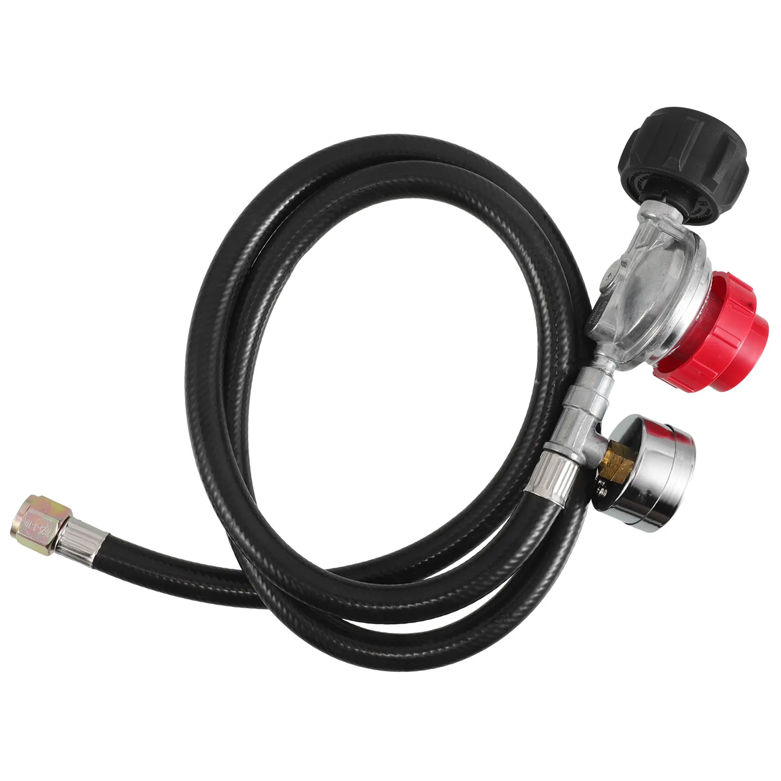 Adjustable Gas Pressure Regulator Valve 0-30 PSI for BBQ Grill, Stove & Heater