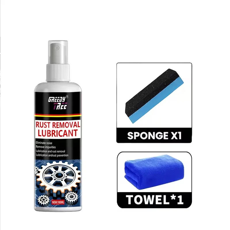 GREEDY TREE Rust Removal Lubricant Spray 100ml - Multi-Purpose Anti-Rust & Lubrication
