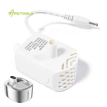 APETDOLA น้ําพุสัตว์เลี้ยง Anti-แห้ง Burning มอเตอร์ปั๊มน้ําสําหรับ 4L สแตนเลสน้ําพุแมว FS10pro