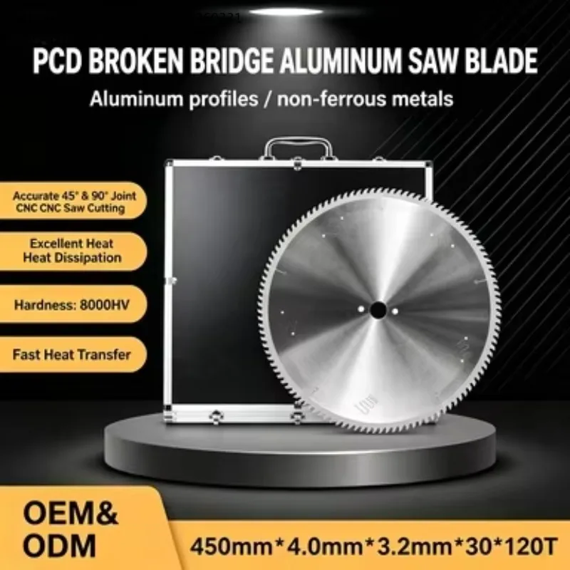 Industrial Grade PCD Carbide High Frequency Welded CE Certified OEM Hot Press Electroplated Custom Circular Saw Blade
