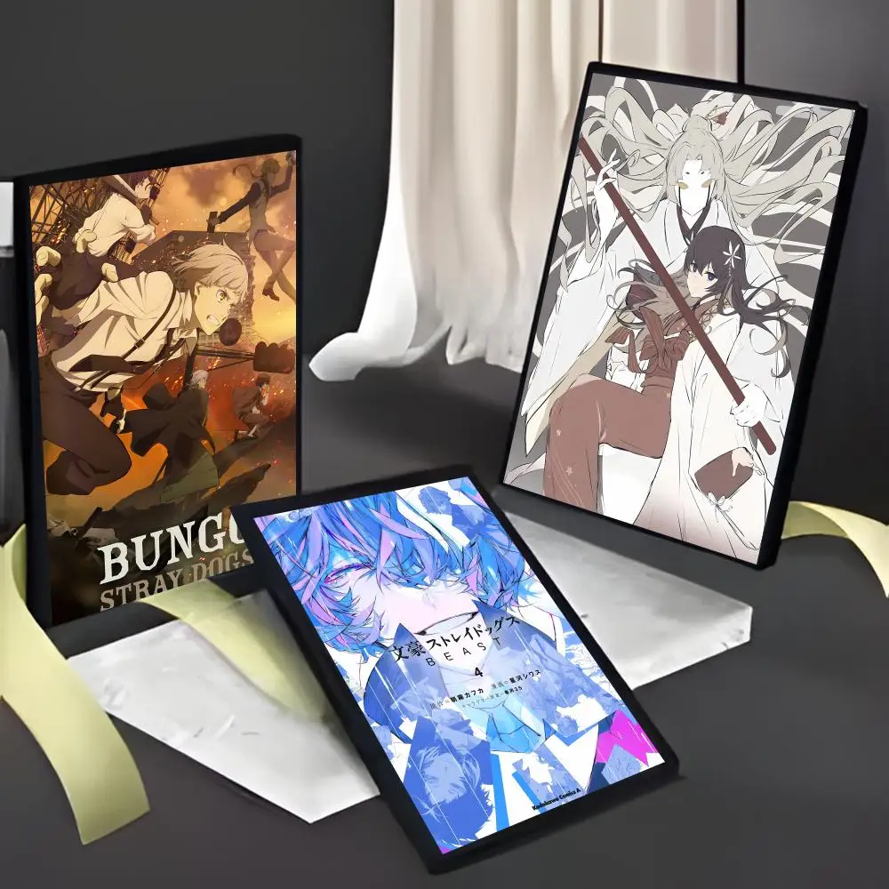 Literary Noir Comic B-Bungo Stray Dogs B-Beast Poster American Film Mural Home Childrens Room Wall Decor Print