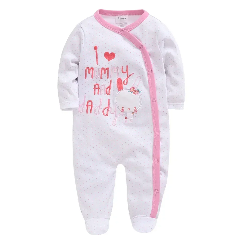 2024 Autumn New Long-sleeved Cartoon Newborn Clothes Baby Onesie Barboteuse Ete Bebe Garcon Baby Romper Newborn Baby Clothes