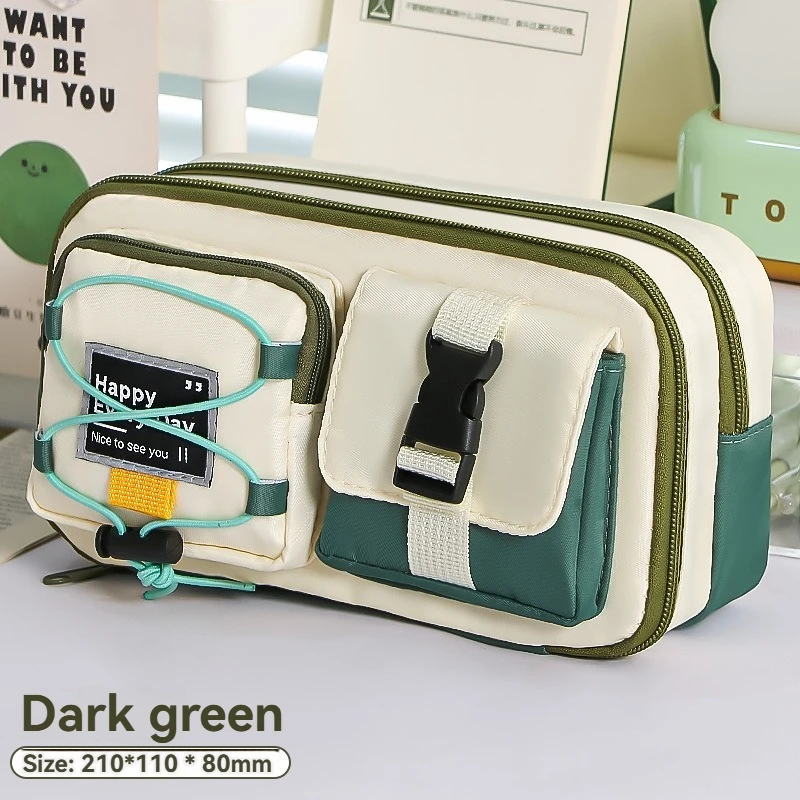 مقلمة كبيرة ذات سعة كبيرة لطلاب المدارس الثانوية وطلاب المدارس الثانوية - مستوى المظهر العالي والشريحة