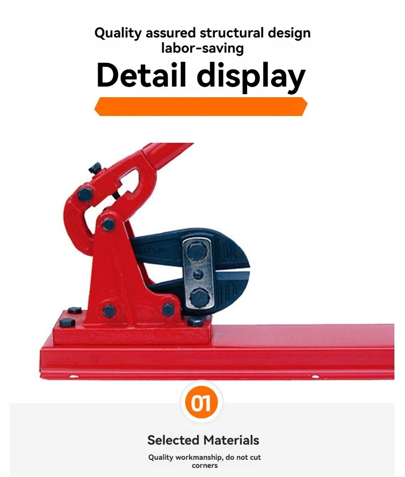 

New Steel Shear Wire Rope Pliers Cable Shear Bolt Scissor Seat Type Wire Breaker