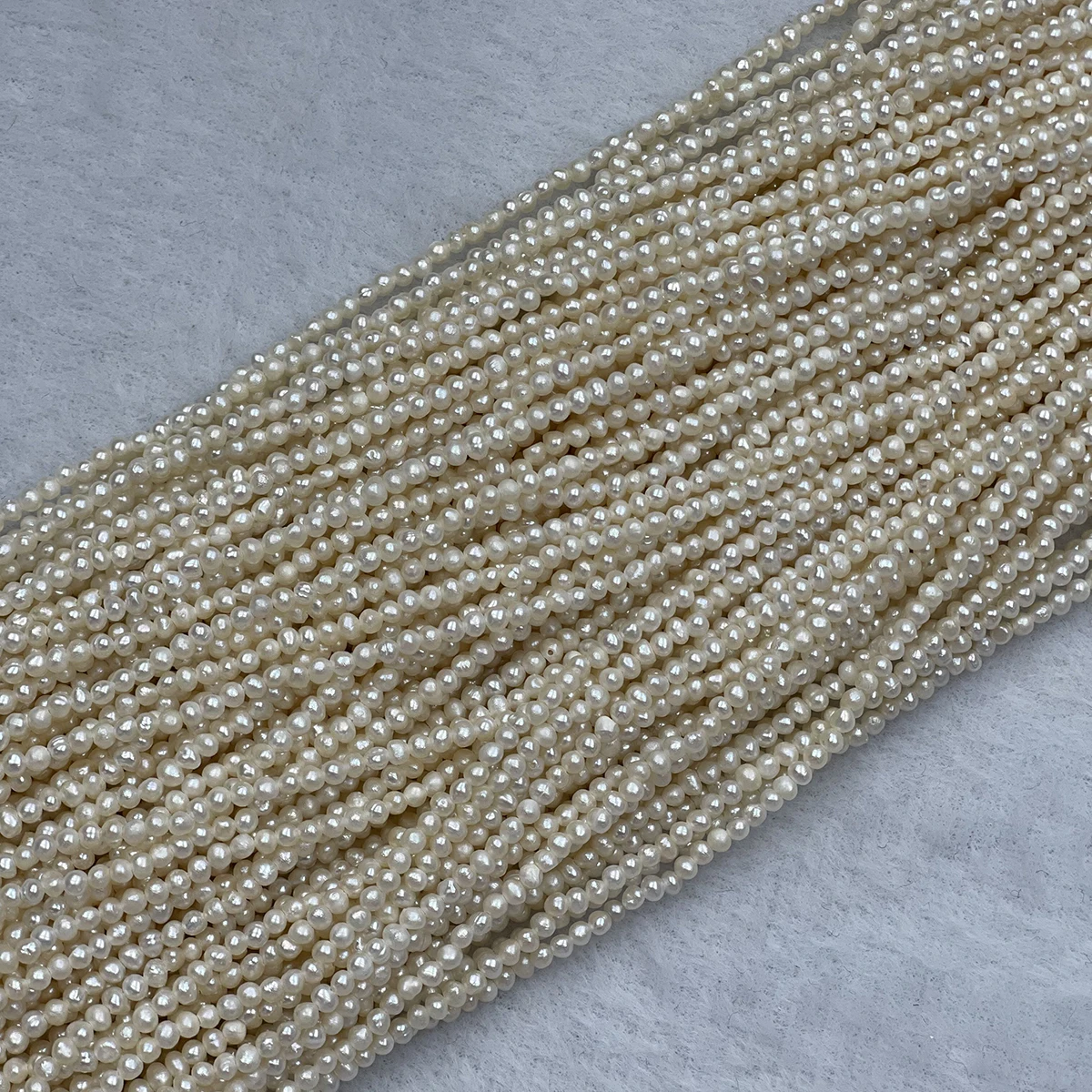 A 2–3mm Natural Freshwater Pearls 36cm Semi-Finished Beaded Strands for Jewelry Making DIY Necklaces Bracelets and Accessories